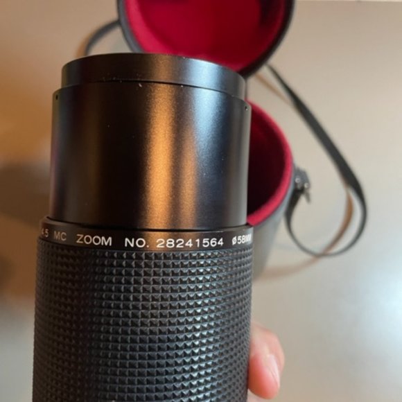 Vivitar 80-200mm 1:4.5 mc zoom NO.28241564 058mm and Case - Picture 3 of 6